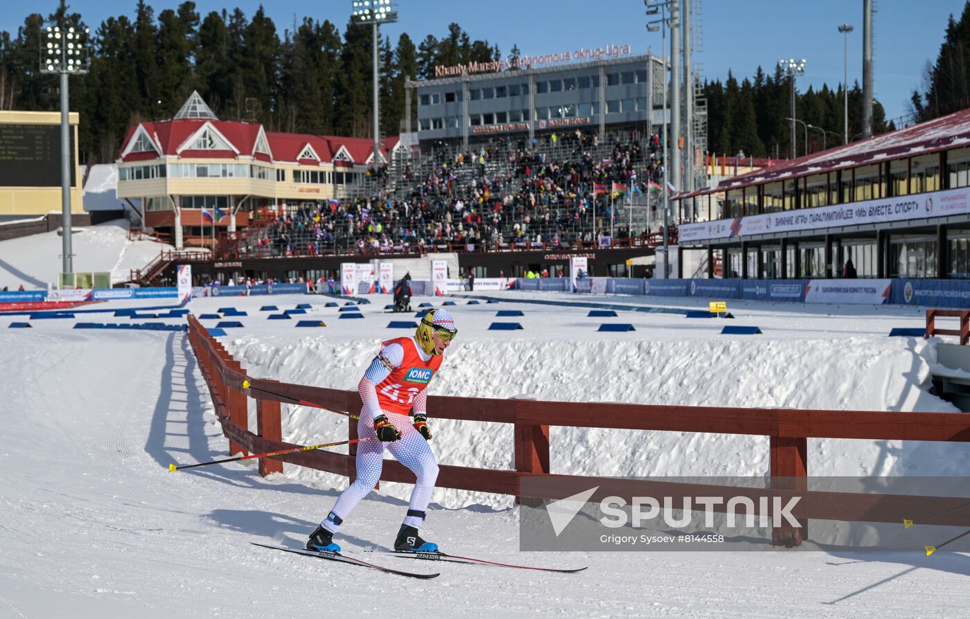 Russia Paralympians Winter Games Biathlon