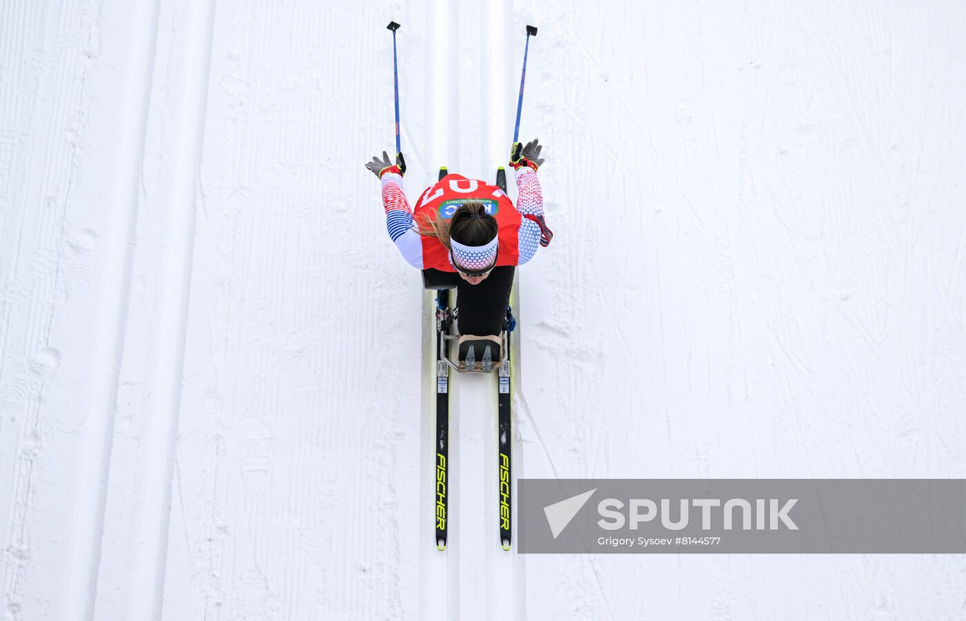 Russia Paralympians Winter Games Biathlon