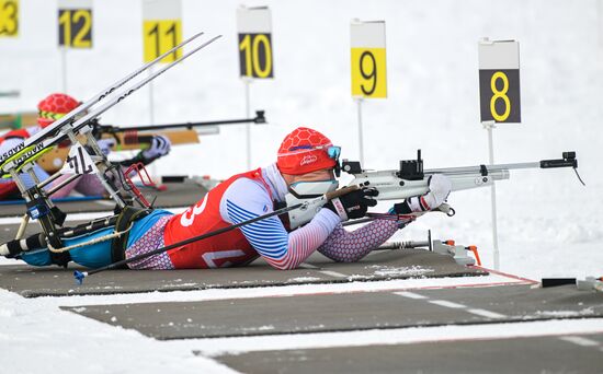 Russia Paralympians Winter Games Biathlon