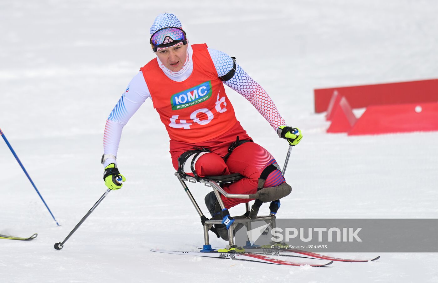 Russia Paralympians Winter Games Biathlon