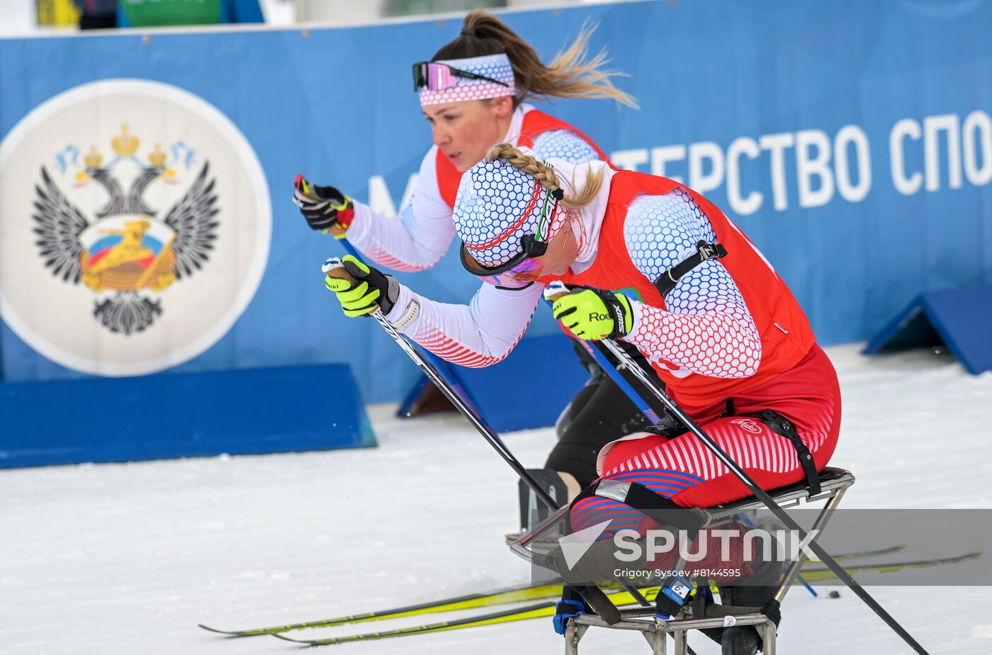 Russia Paralympians Winter Games Biathlon