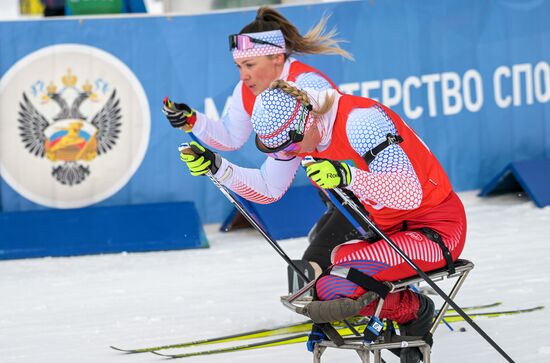 Russia Paralympians Winter Games Biathlon