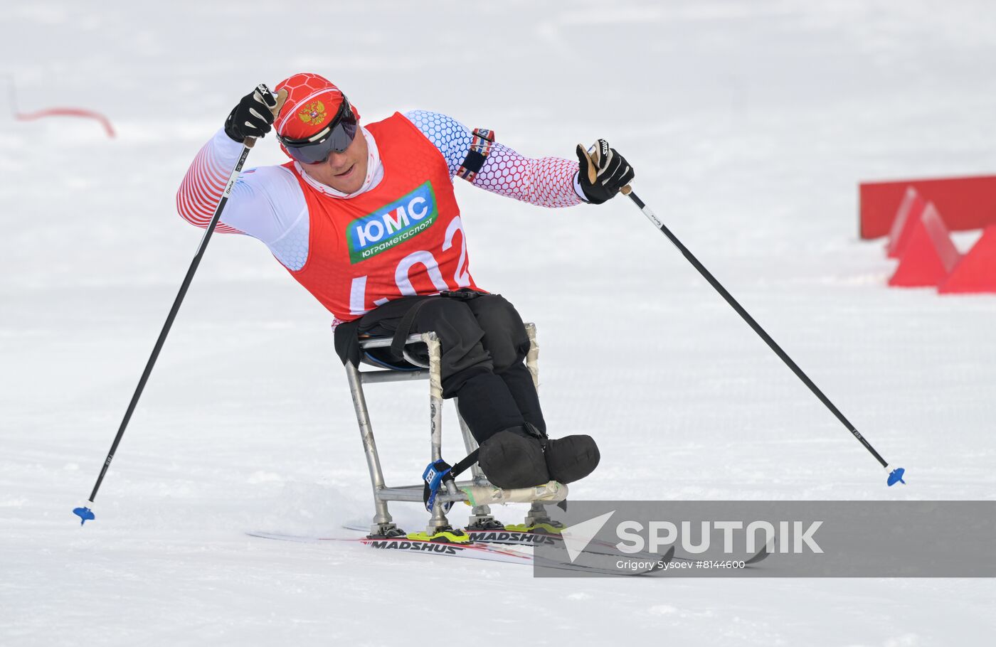 Russia Paralympians Winter Games Biathlon