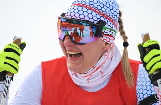 Russia Paralympians Winter Games Biathlon