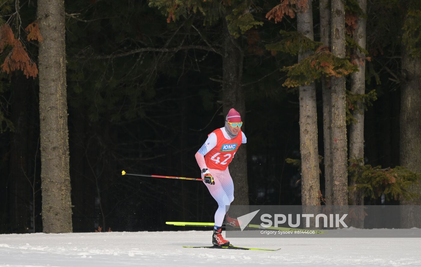 Russia Paralympians Winter Games Biathlon