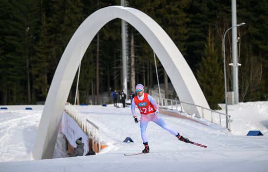 Russia Paralympians Winter Games Biathlon