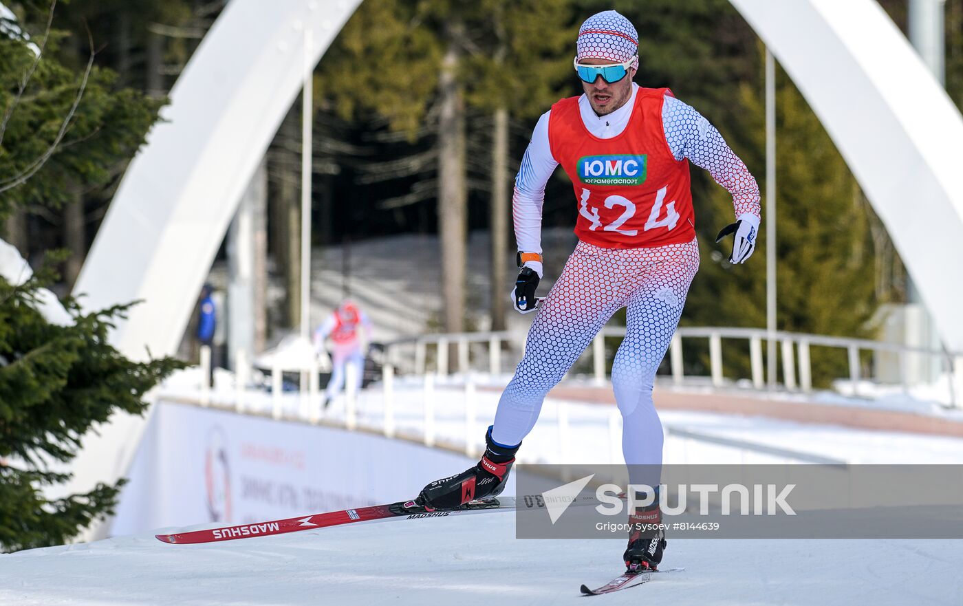 Russia Paralympians Winter Games Biathlon