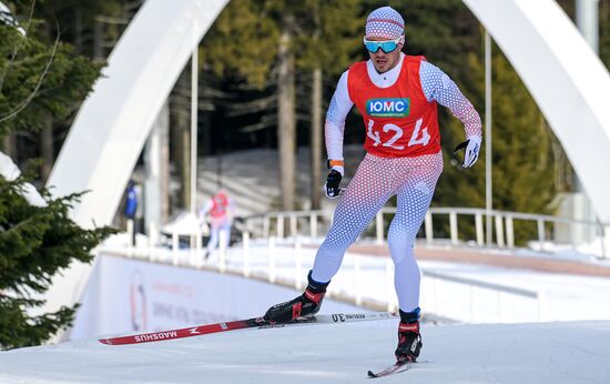 Russia Paralympians Winter Games Biathlon