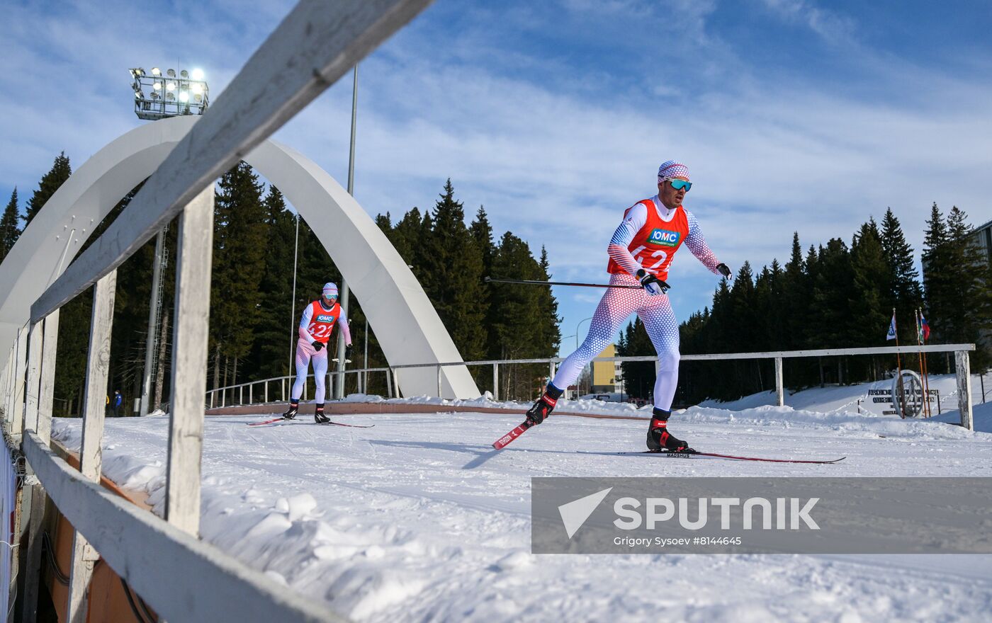 Russia Paralympians Winter Games Biathlon