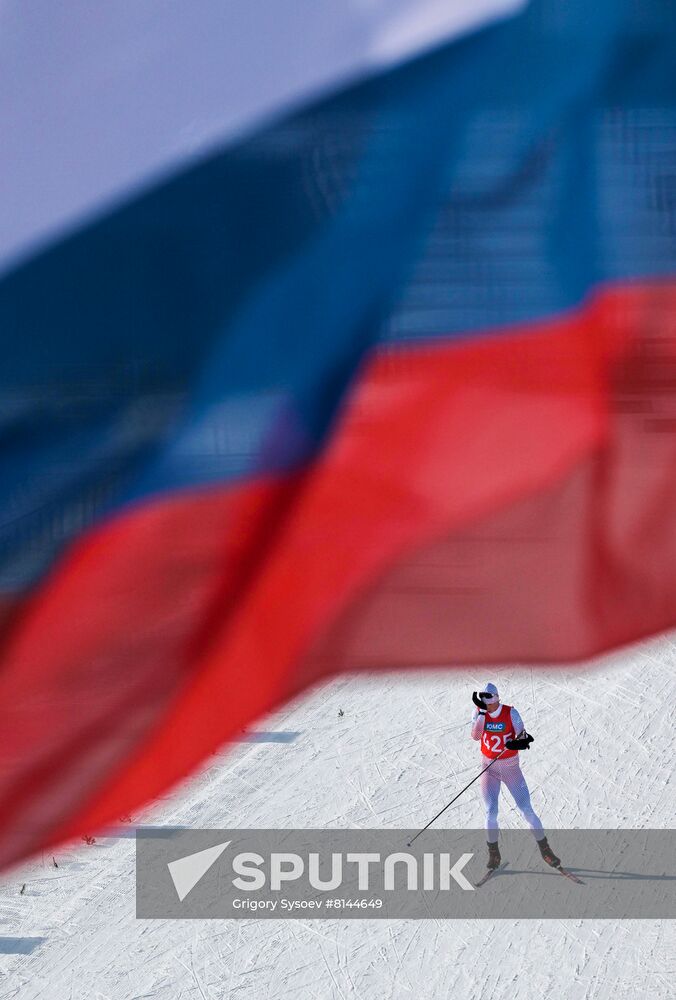 Russia Paralympians Winter Games Biathlon