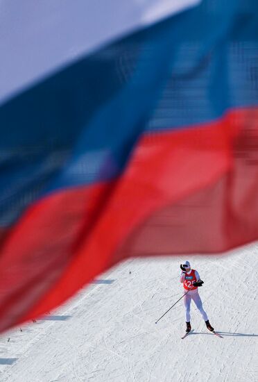 Russia Paralympians Winter Games Biathlon