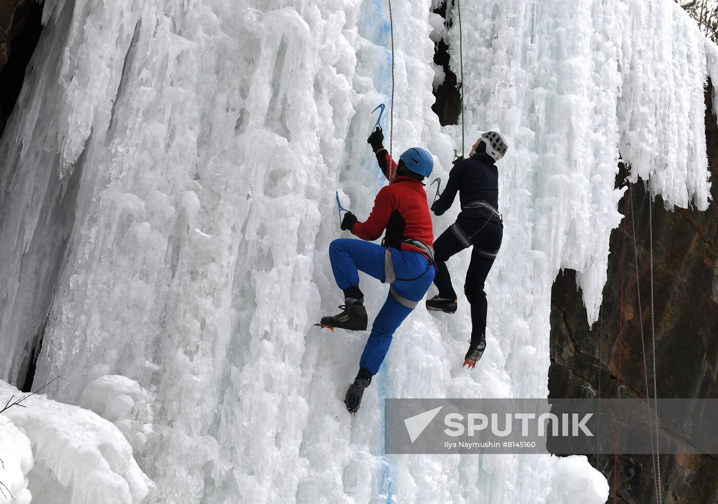 Russia Ice Climbing Competitions