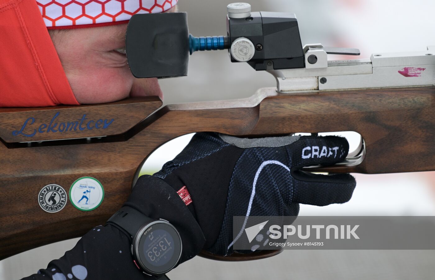 Russia Paralympians Winter Games Biathlon