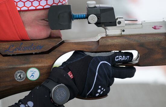 Russia Paralympians Winter Games Biathlon