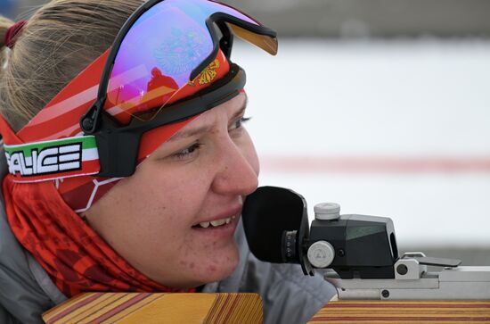 Russia Paralympians Winter Games Biathlon