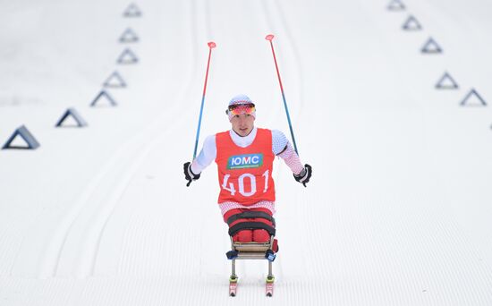 Russia Paralympians Winter Games Biathlon