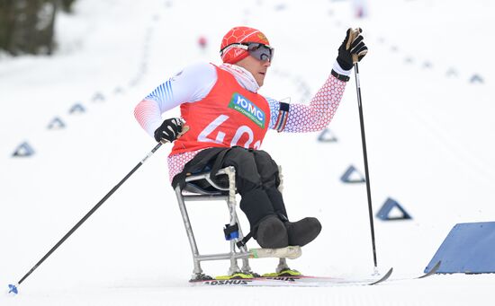 Russia Paralympians Winter Games Biathlon