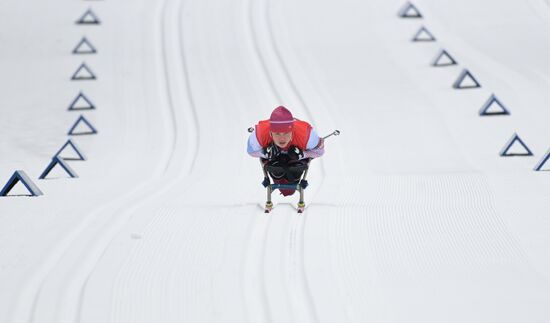 Russia Paralympians Winter Games Biathlon
