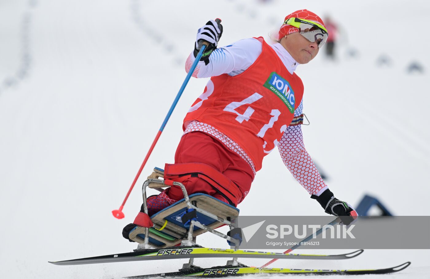 Russia Paralympians Winter Games Biathlon