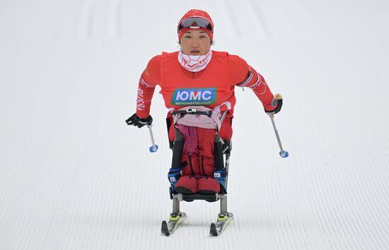 Russia Paralympians Winter Games Biathlon