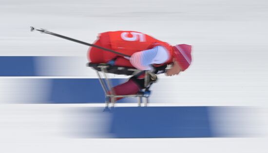 Russia Paralympians Winter Games Biathlon