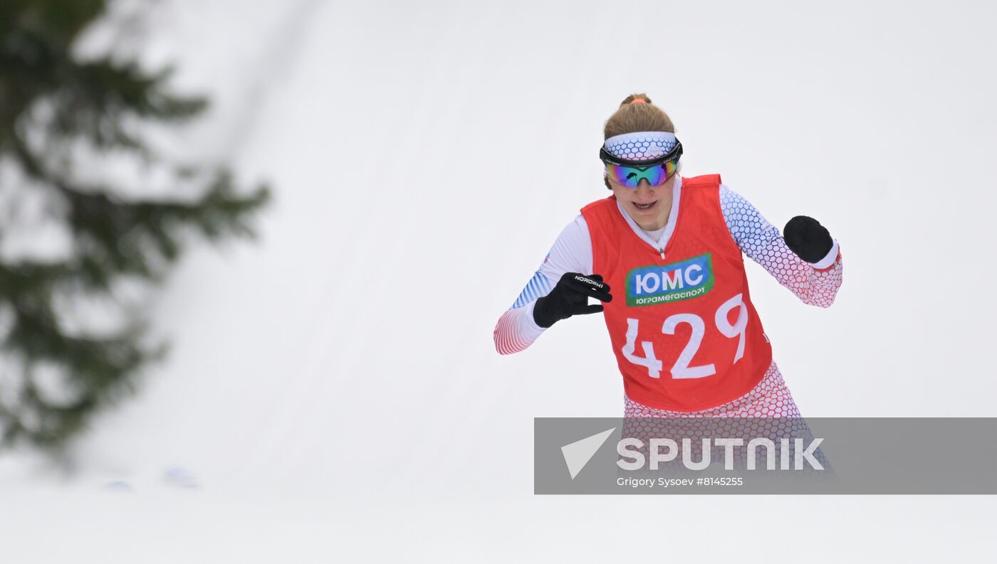 Russia Paralympians Winter Games Biathlon