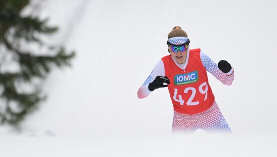 Russia Paralympians Winter Games Biathlon
