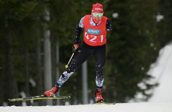 Russia Paralympians Winter Games Biathlon