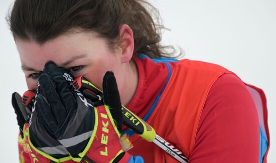 Russia Paralympians Winter Games Biathlon