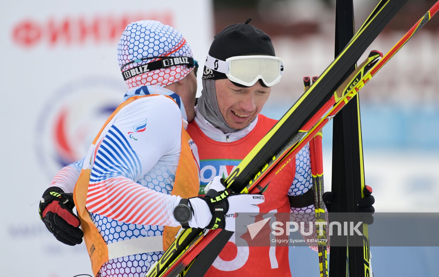 Russia Paralympians Winter Games Biathlon