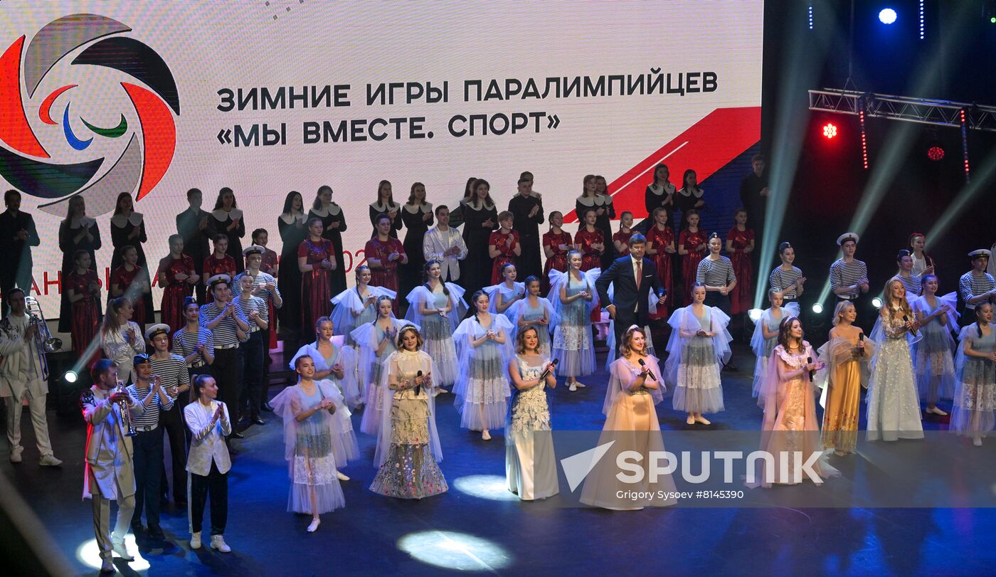 Russia Paralympians Winter Games Closing