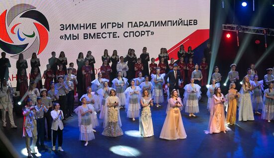 Russia Paralympians Winter Games Closing