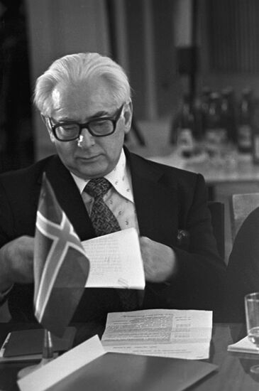 Meeting of representatives of Soviet Friendship Societies and Northern European countries in Leningrad