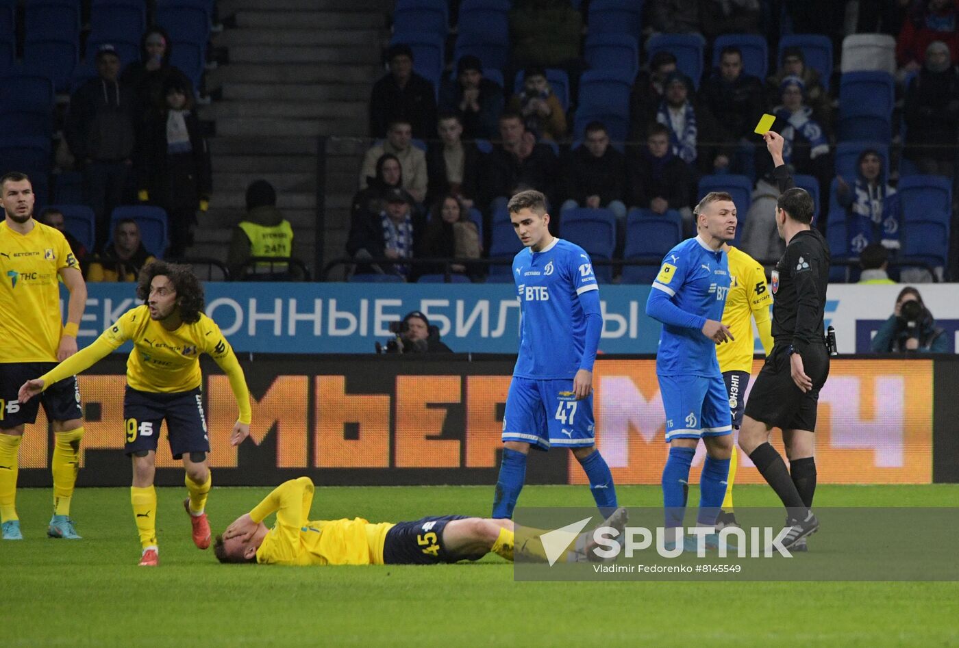 Russia Soccer Premier-League Dynamo - Rostov