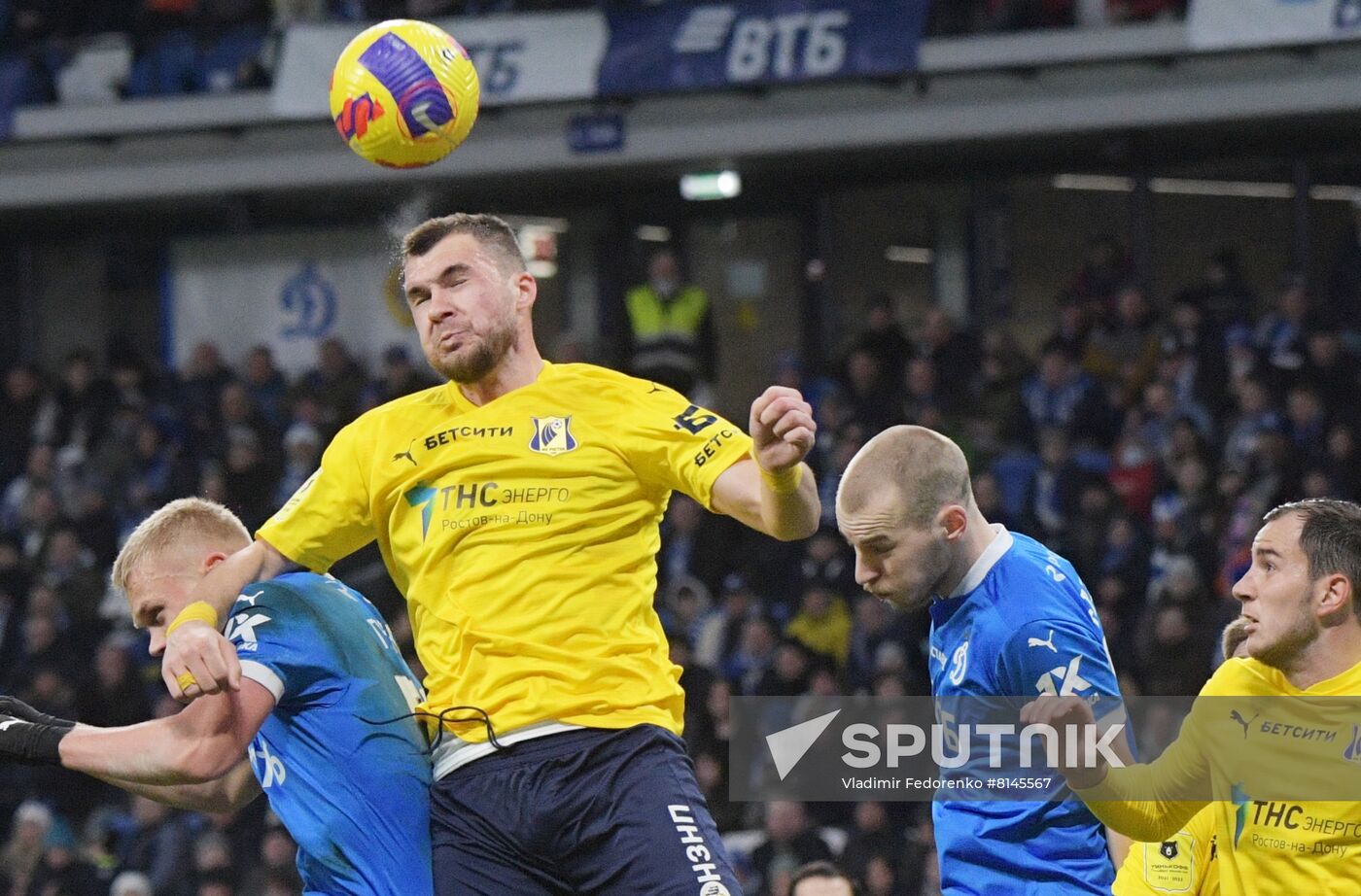 Russia Soccer Premier-League Dynamo - Rostov