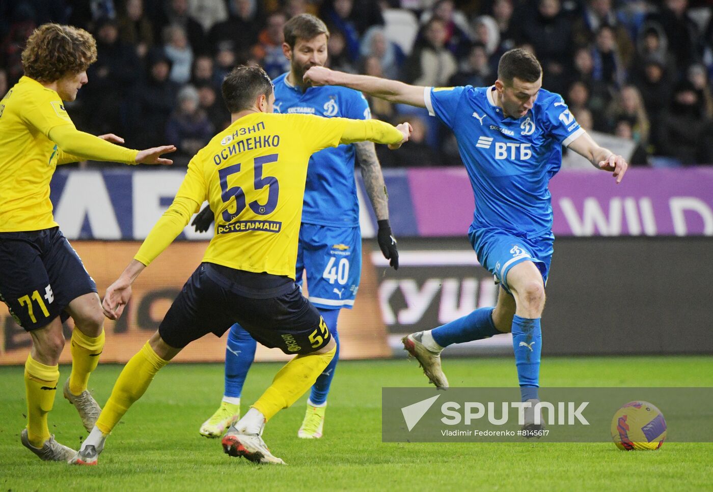 Russia Soccer Premier-League Dynamo - Rostov