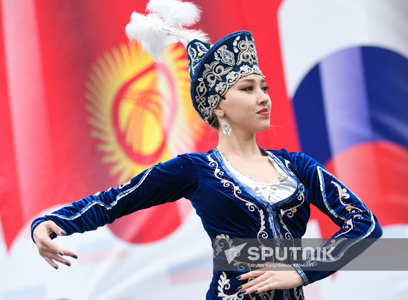 Kyrgyzstan Russia Military Support Rally