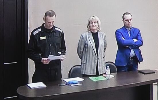 Russia Navalny New Case Trial