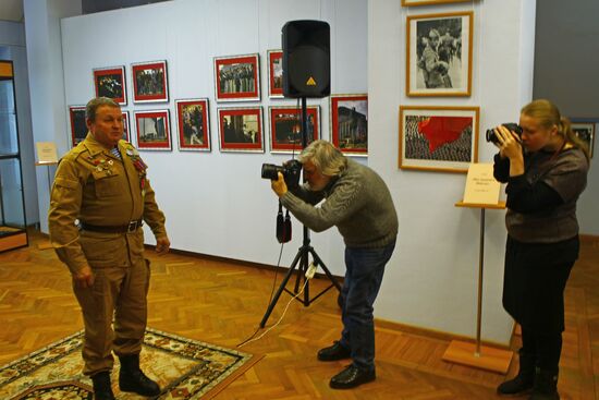 Soldier's Labor photo exhibition by photo correspondent Vladmir Vyatkin