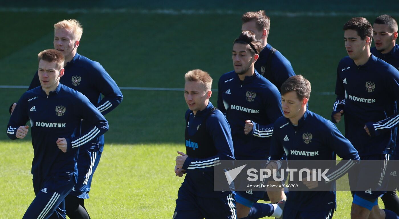 Russia Soccer Youth National Team Training