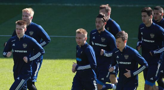 Russia Soccer Youth National Team Training