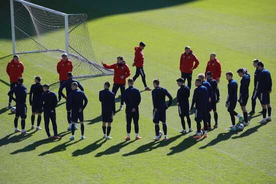 Russia Soccer Youth National Team Training