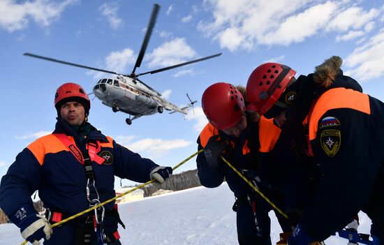Russia Emergency Services Drills