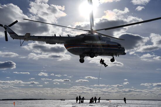 Russia Emergency Services Drills