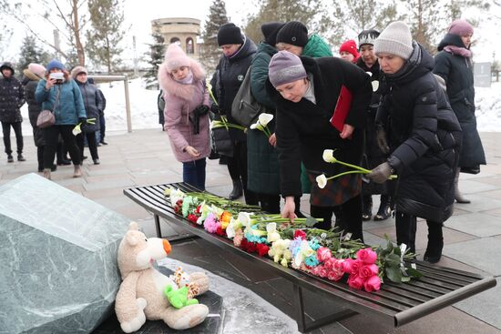 Russia Kemerovo Shopping Mall Fire Anniversary