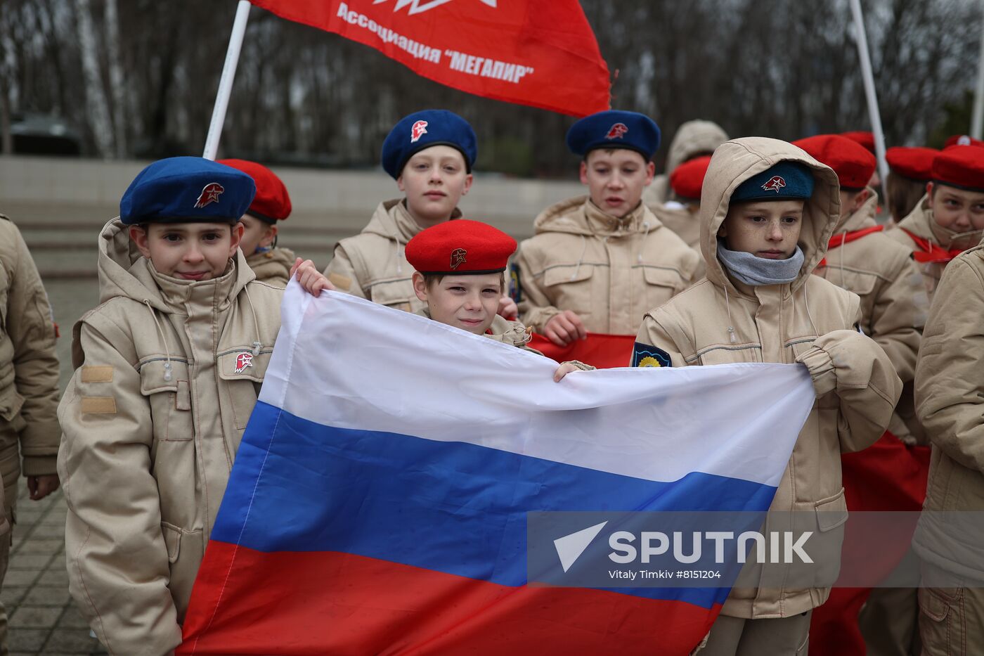 Russia Military Support Rallies