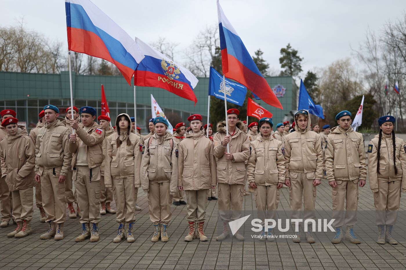 Russia Military Support Rallies 
