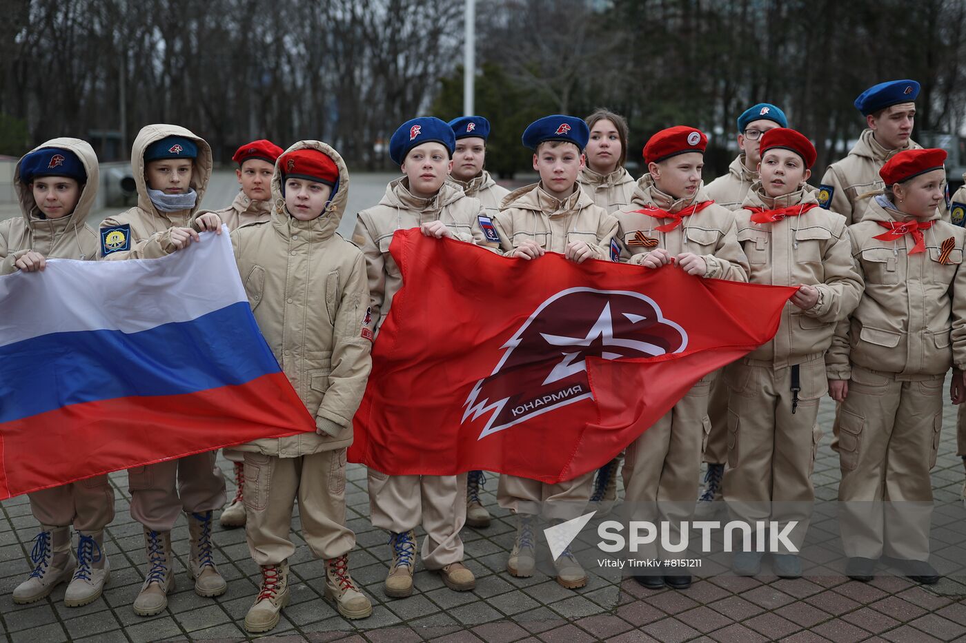 Russia Military Support Rallies