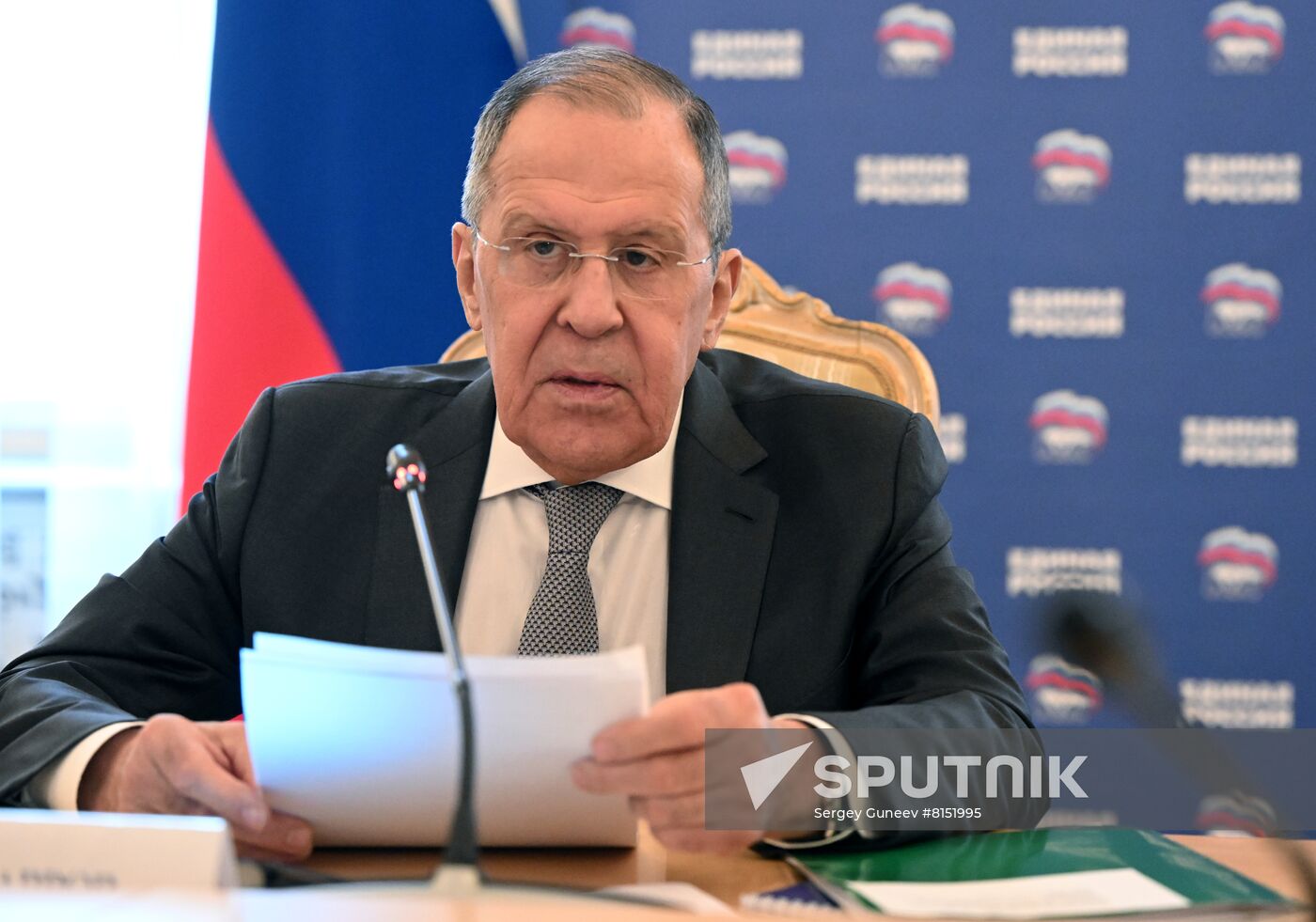 Russia Lavrov United Russia Party Commission