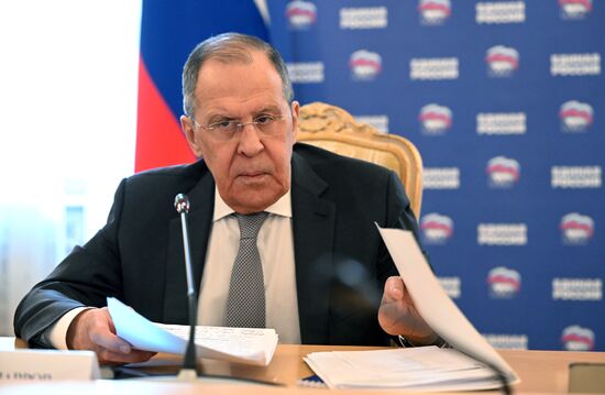 Russia Lavrov United Russia Party Commission